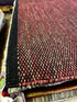 Endymion 6.9x9.3 Handwoven Red Textured Durrie | Banana Manor Rug Factory Outlet