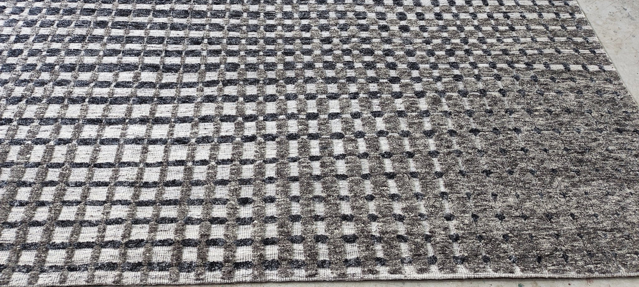Gianni Hand-Knotted Silver & Grey Modern (Multiple Sizes) | Banana Manor Rug Factory Outlet