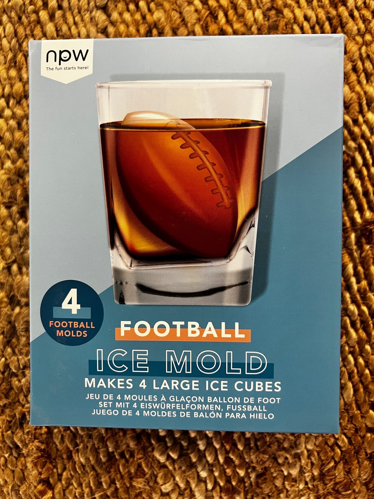 Happy Hour Football Ice Mold – Banana Manor Rug Factory Outlet