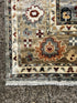 Helen Mirren 11.6x15 Hand-Knotted Grey & Tan Oushak | Banana Manor Rug Factory Outlet