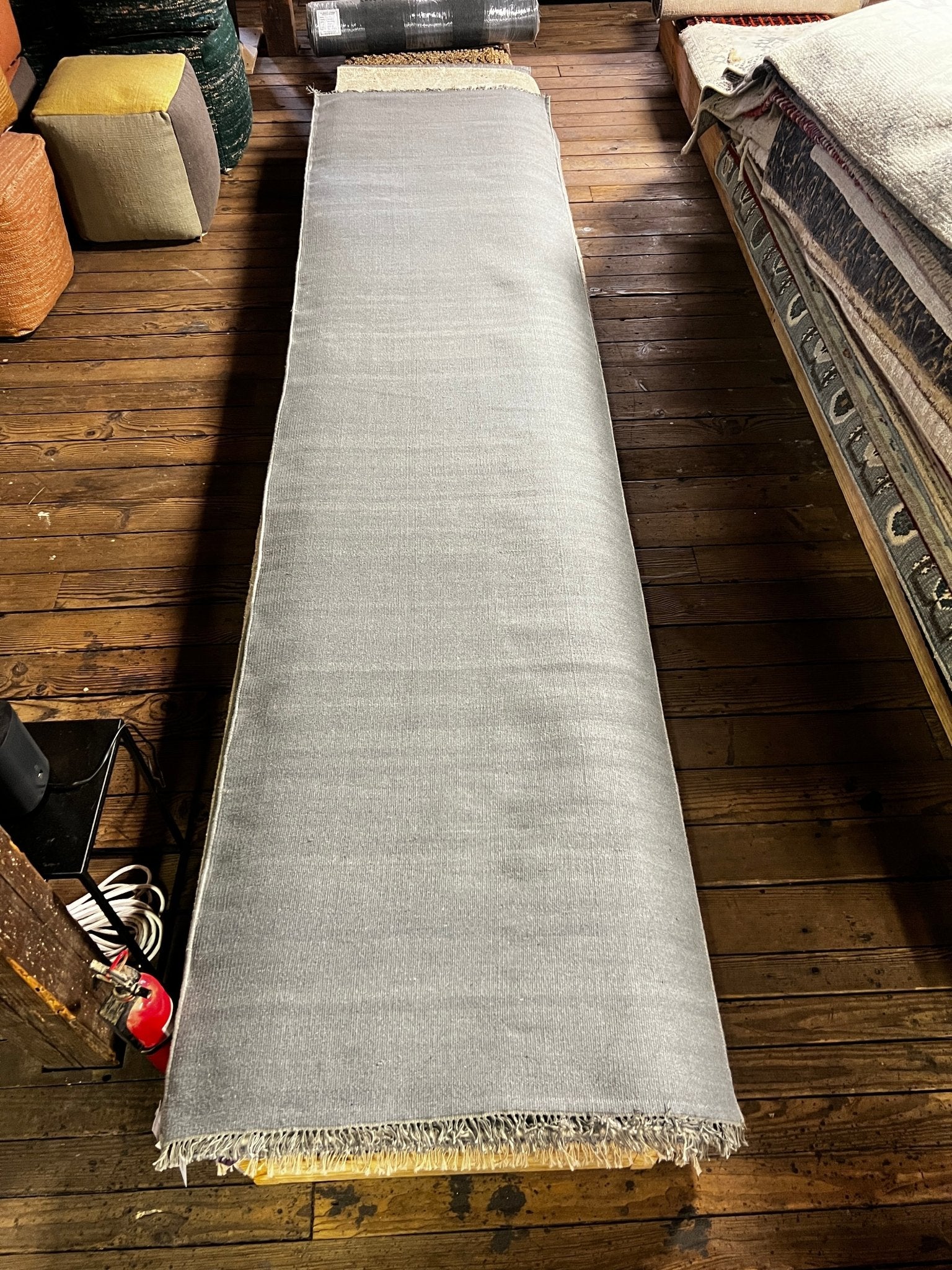 Howie Munson 3x12 and 3x12.3 Handwoven Durrie Runner | Banana Manor Rug Factory Outlet