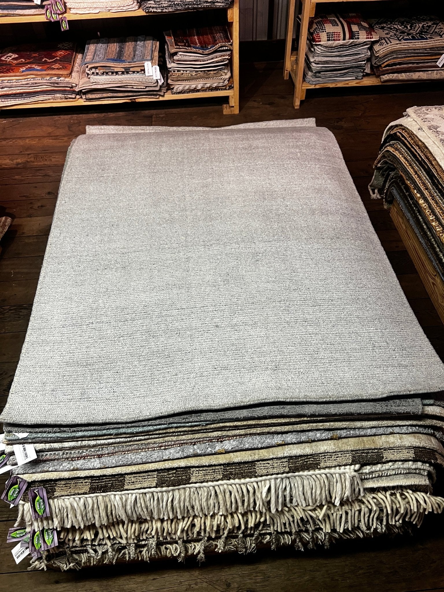 Ivano 4.6x6.6 Handwoven Blended Textured Durrie | Banana Manor Rug Factory Outlet