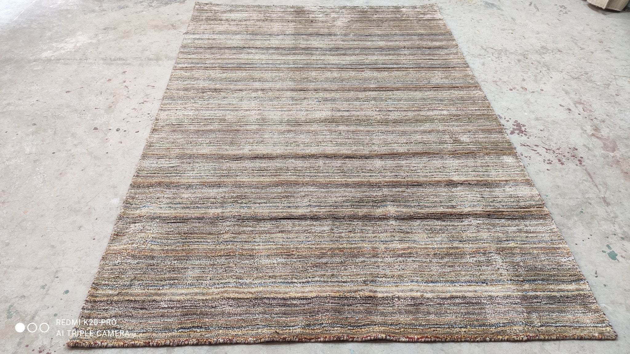 Jan Levinson 4.6x6.6 Handwoven Durrie | Banana Manor Rug Company