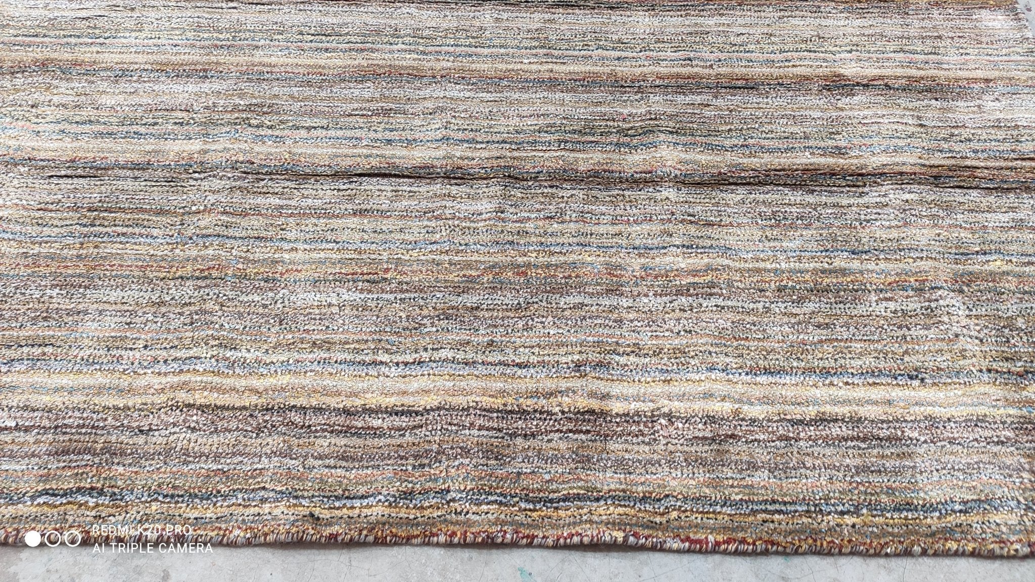Jan Levinson 4.6x6.6 Handwoven Durrie | Banana Manor Rug Company