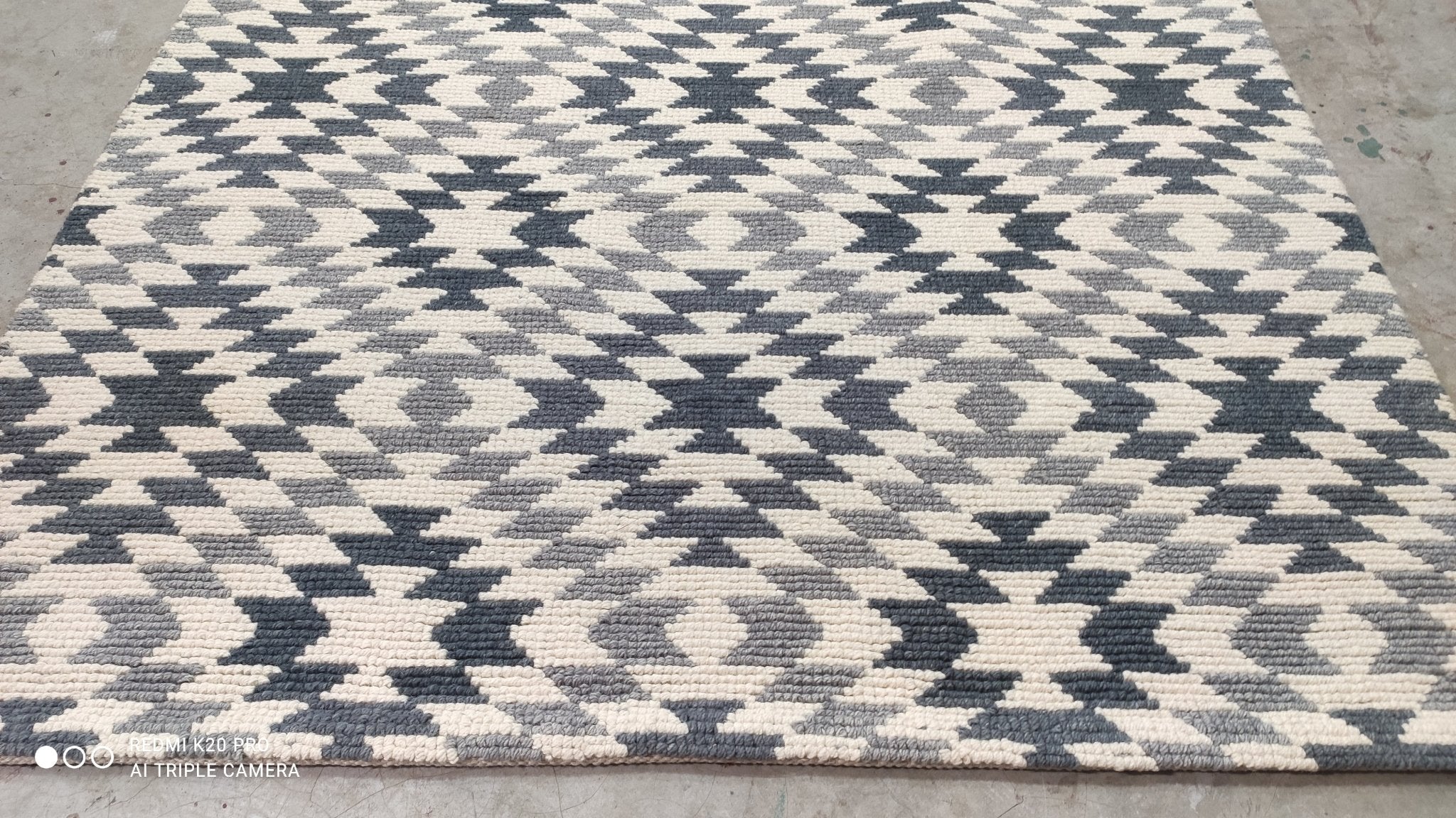 Jim Halpert 5x8 Handwoven Durrie | Banana Manor Rug Company