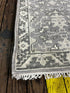 Kay 2x4 Hand-Knotted Grey & Grey Turkish Oushak | Banana Manor Rug Factory Outlet