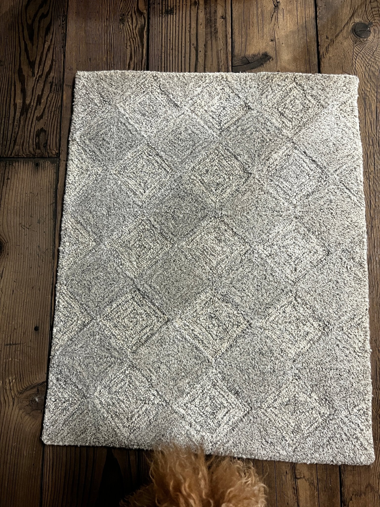 Kermit Ruffins 2x2.6 Handwoven Wool Rug | Banana Manor Rug Factory Outlet