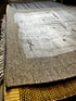 Krewe of Eve 5.3x7.6 Handwoven Grey Printed Durrie | Banana Manor Rug Factory Outlet