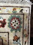 Laura 4x6 Yellow and Red Hand-Knotted Oushak | Banana Manor Rug Factory Outlet