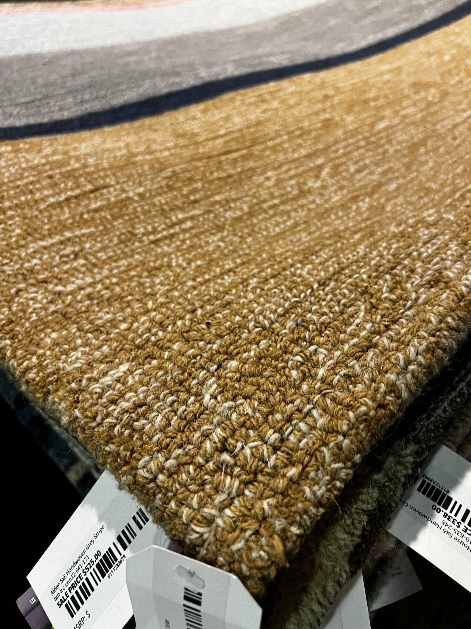 Lorenzo 5x8 Hand-Tufted Wool Multi Stripe | Banana Manor Rug Factory Outlet