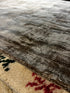 Mad Hatters 4.9x6.9 Handwoven Grey Tip Sheared Viscose | Banana Manor Rug Factory Outlet
