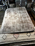 Mad Hatters 4.9x6.9 Handwoven Grey Tip Sheared Viscose | Banana Manor Rug Factory Outlet