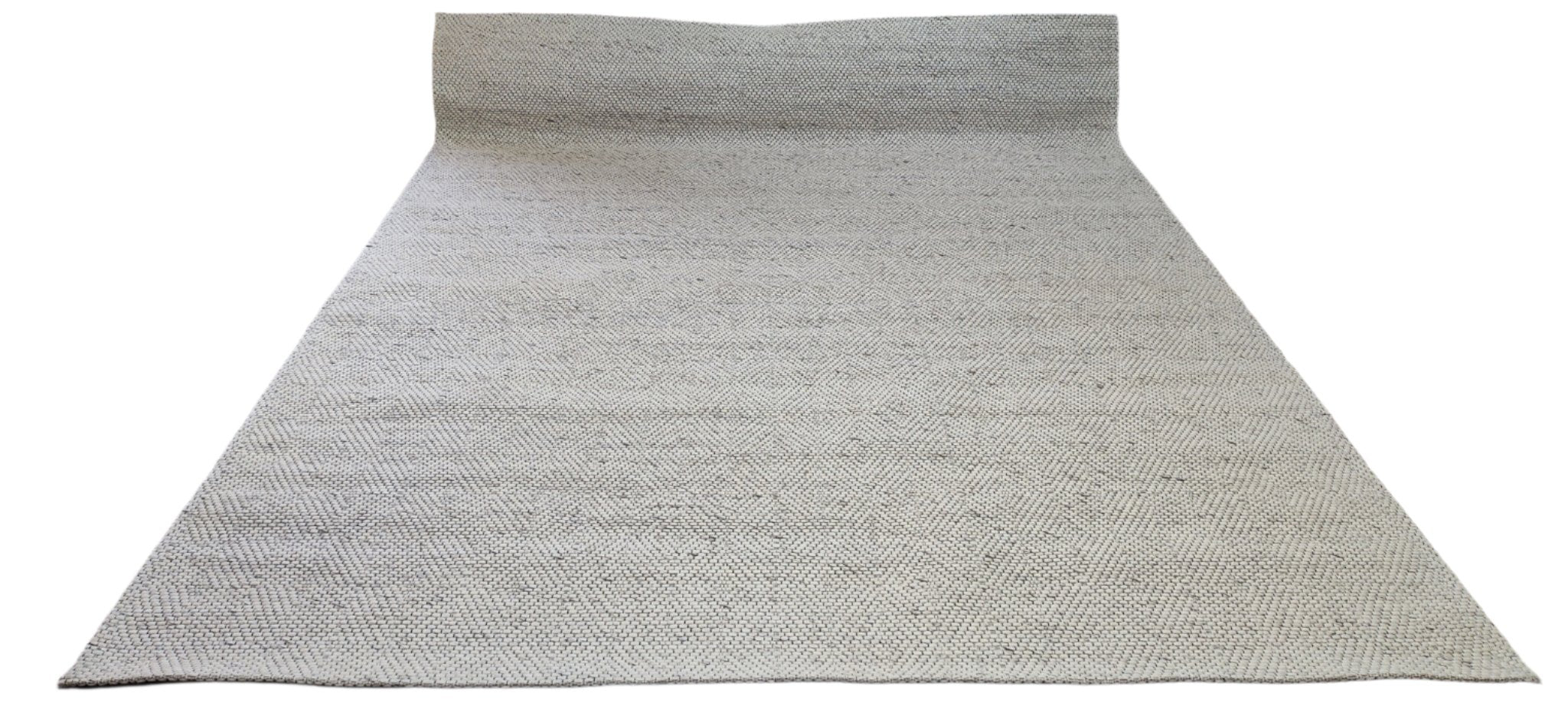 Shiv Handwoven Wool Durrie Ivory Jacquard (Multiple Sizes) | Banana Manor Rug Factory Outlet
