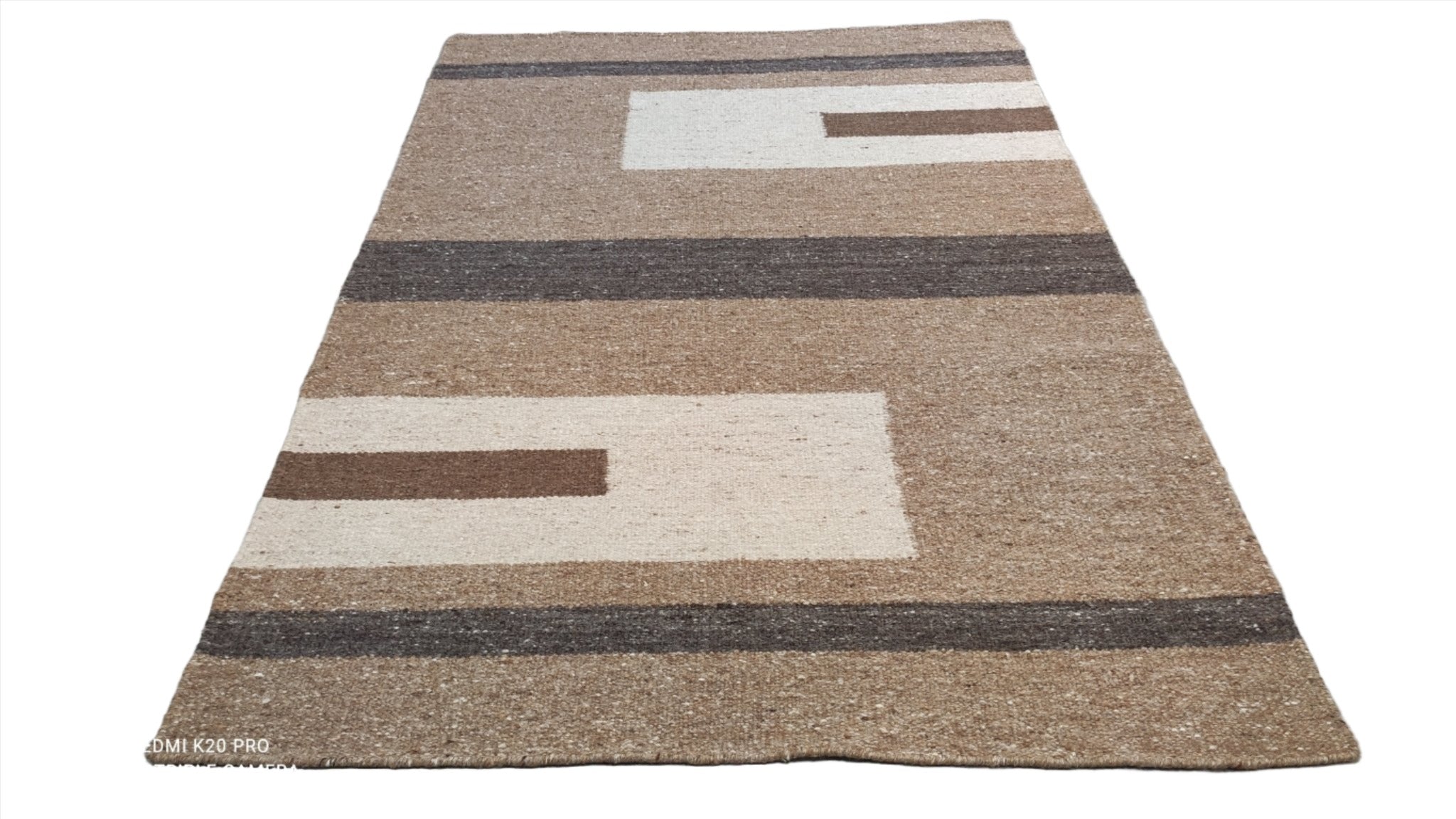 Stanley Roper 4.6x6.6 Handwoven Durrie | Banana Manor Rug Company