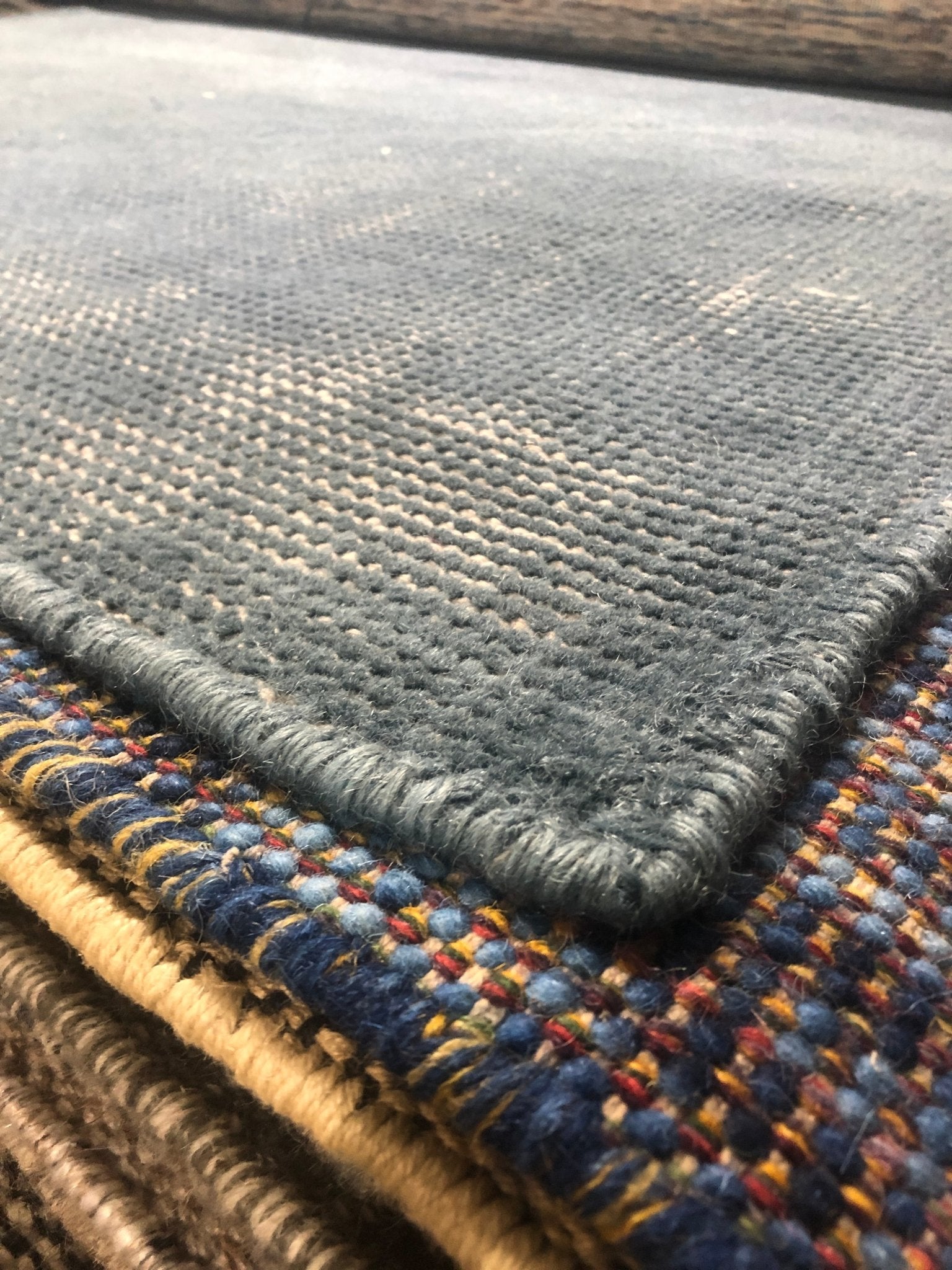 Steven Wright 4x6 Hand-knotted Blue Rug | Banana Manor Rug Company