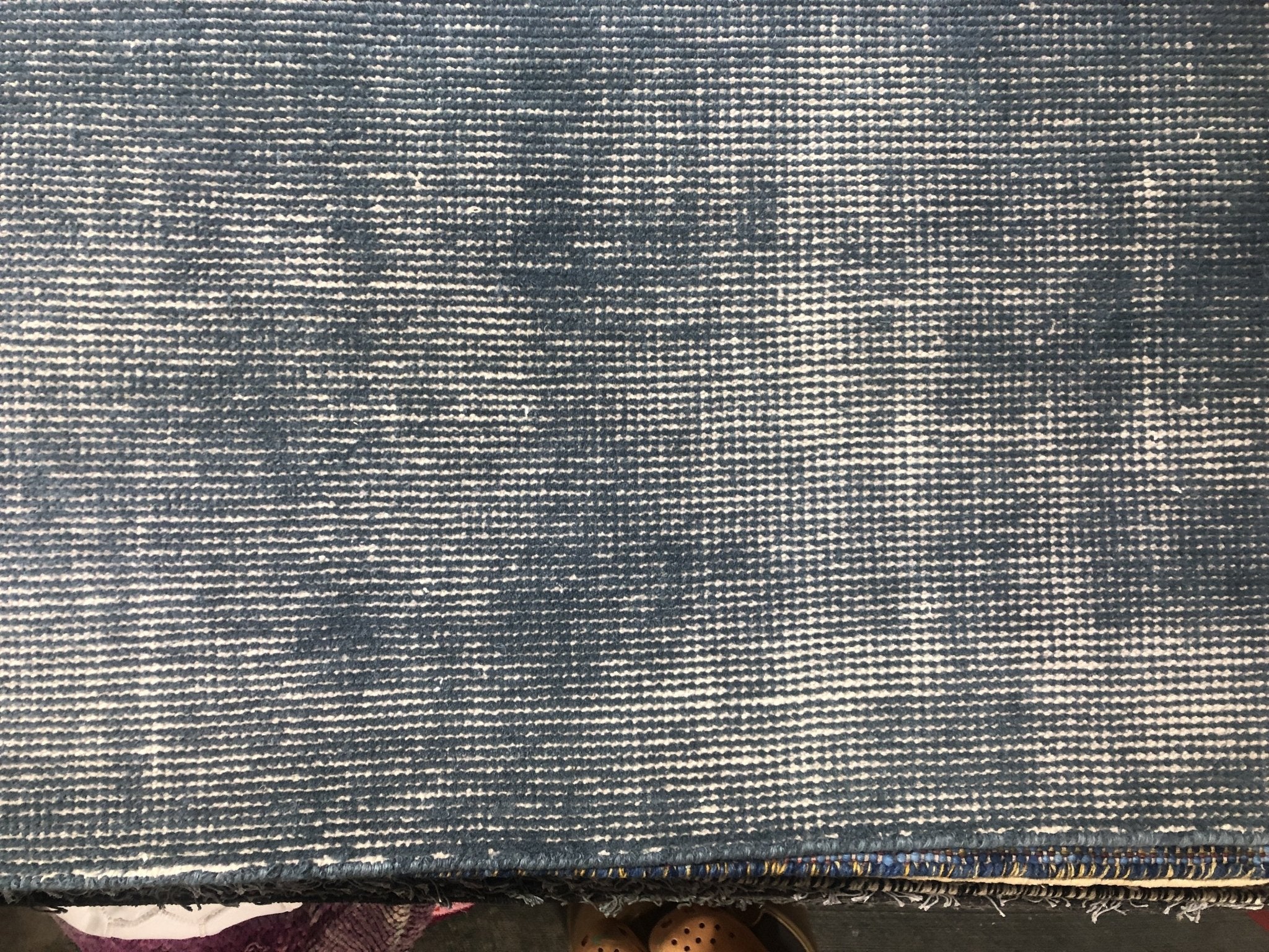 Steven Wright 4x6 Hand-knotted Blue Rug | Banana Manor Rug Company