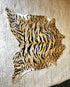 Tiger Print Cowhide Rug | Banana Manor Rug Company