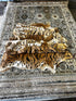 Tiger Print Cowhide Rug | Banana Manor Rug Company