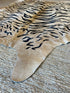 Tiger Print Cowhide Rug | Banana Manor Rug Company