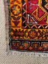 Vintage 1.11x3.11 Turkish Oushak Red and Orange Small Rug | Banana Manor Rug Factory Outlet