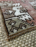 Vintage 1.5x3 Turkish Oushak Rust and Beige Small Rug | Banana Manor Rug Factory Outlet