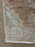 Vintage 1.7x2.11 Turkish Oushak Tan and Gray Small Rug | Banana Manor Rug Factory Outlet