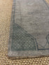 Vintage 1.7x4.1 Turkish Oushak Beige and Green Small Rug | Banana Manor Rug Factory Outlet