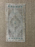 Vintage 1.8x3.1 Turkish Oushak Greige and Aqua Small Rug | Banana Manor Rug Factory Outlet