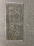 Vintage 1.9x3.8 Turkish Oushak Tan and Green Small Rug | Banana Manor Rug Factory Outlet