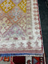 Vintage 2.8x11.7 Pink and Yellow Turkish Oushak Runner | Banana Manor Rug Factory Outlet
