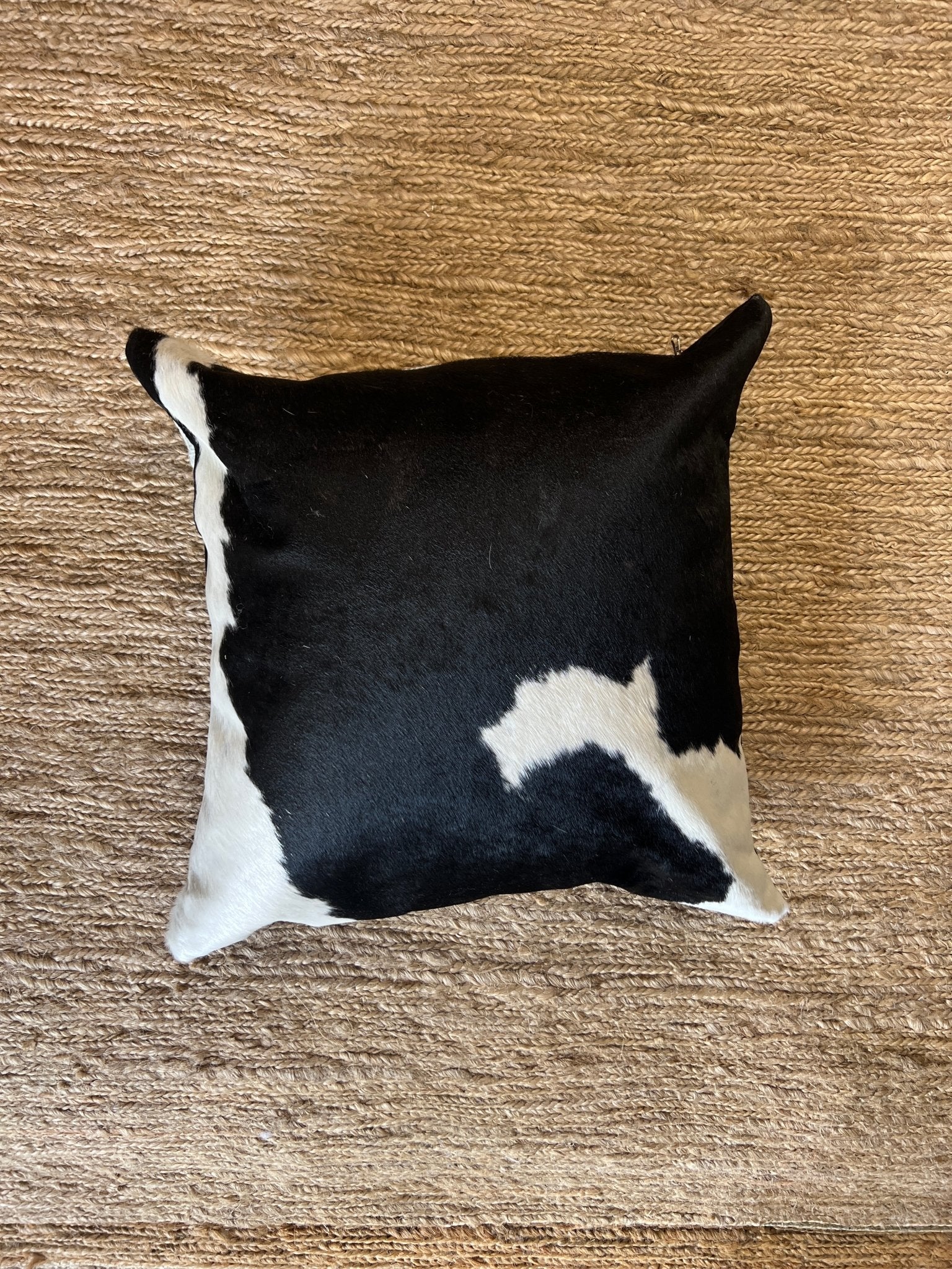 Yul Brynner Cowhide Pillow | Banana Manor Rug Company