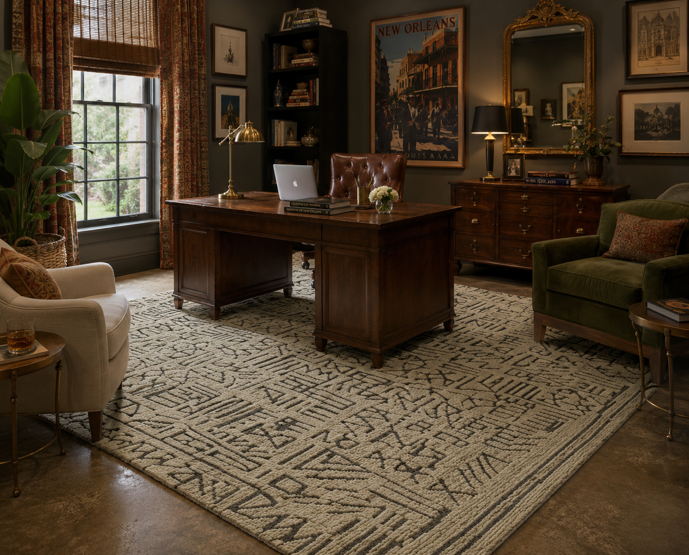 Ben Mendelsohn 8.3x10 Hand-Knotted Modern Rug Ivory Folk