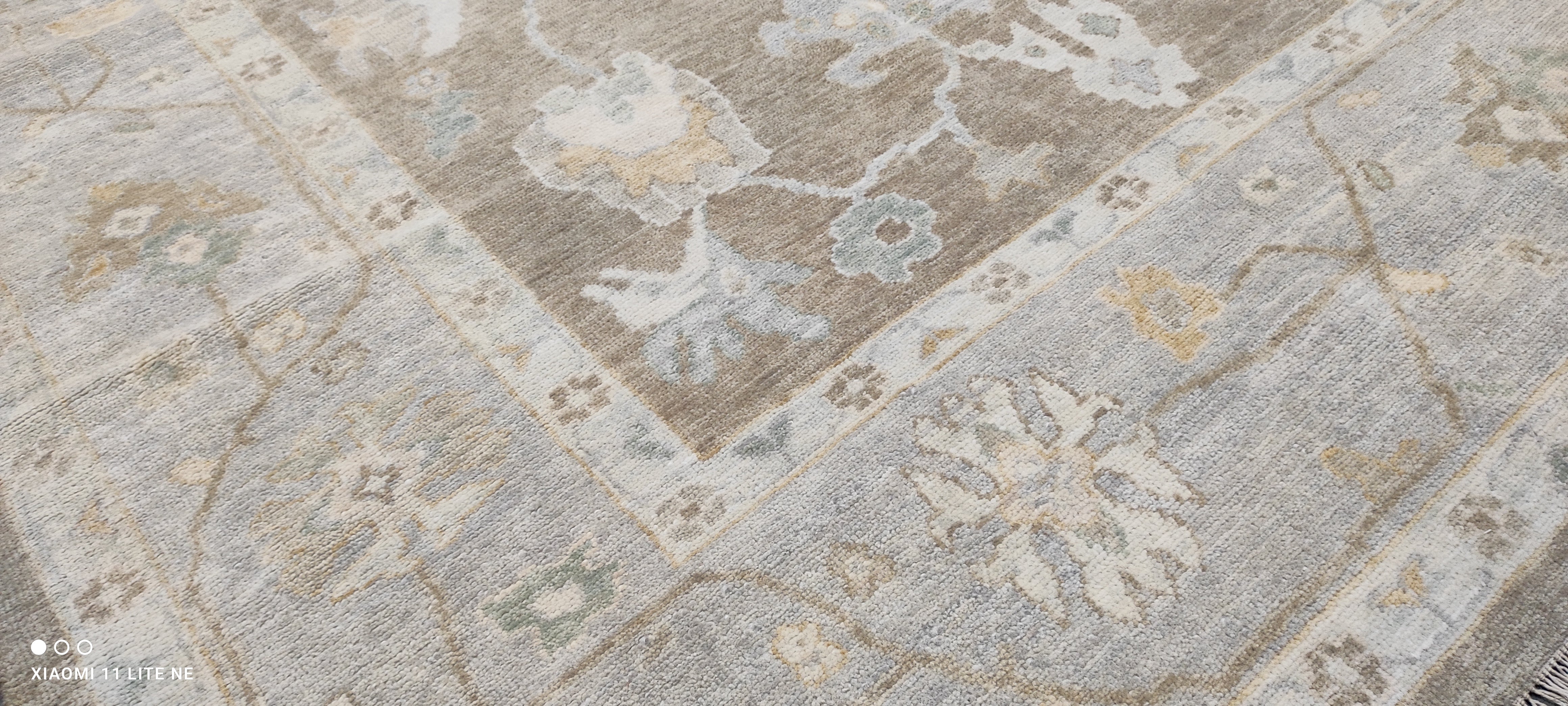 Kaitlyn Froth 9x12 Brown Hand-Knotted Oushak Rug