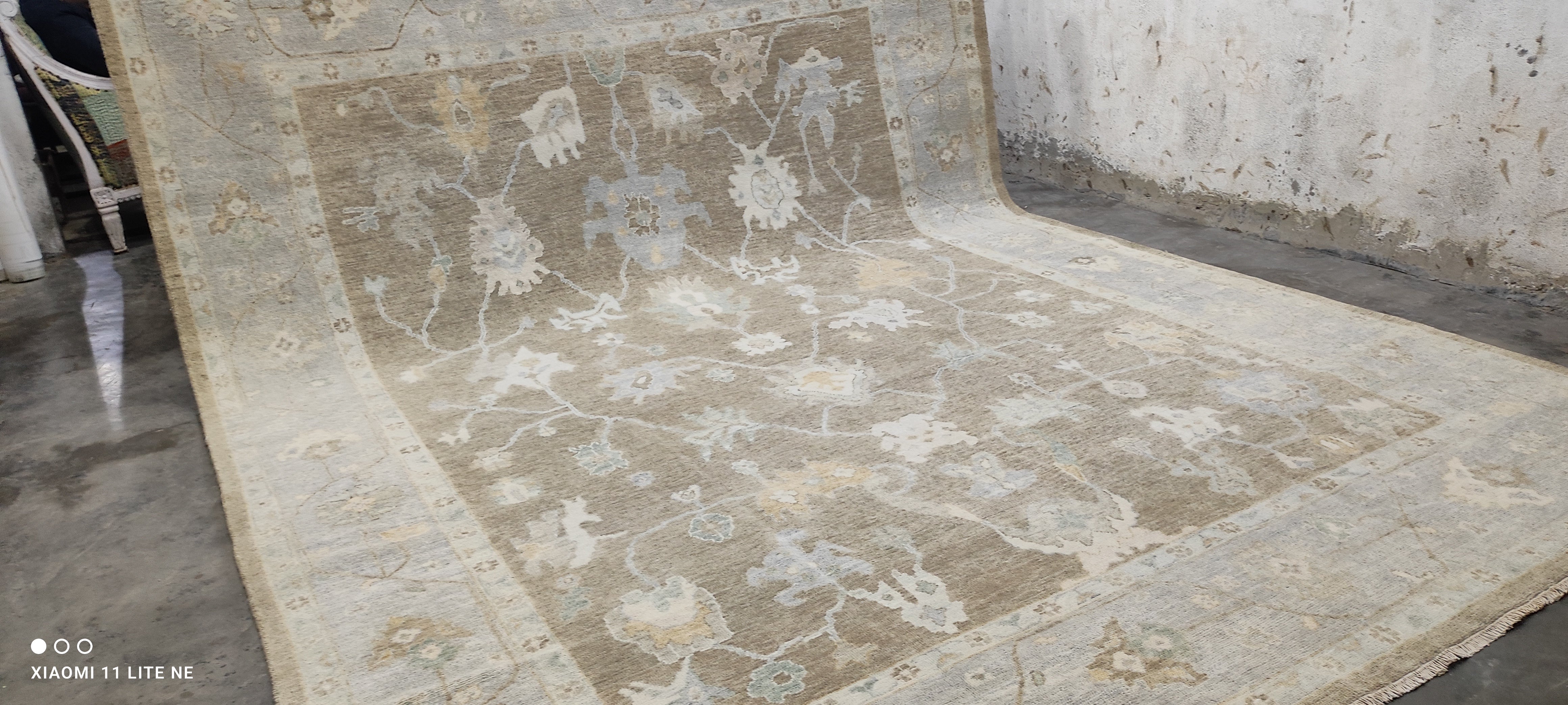 Kaitlyn Froth 9x12 Brown Hand-Knotted Oushak Rug