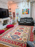 Francesca Reale 8.10x12 Afghani Kazak Red Rug