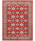 Tana Stewart 12.1x15.11 Red Hand-Knotted Kazak Rug