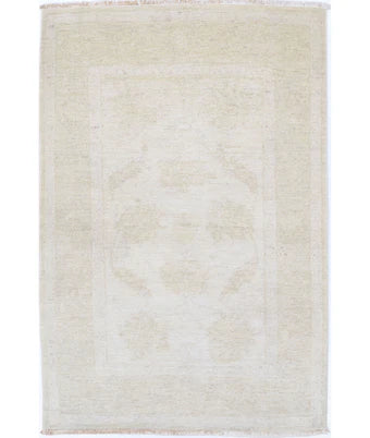 Shiri Appleby 8.6x10 Ivory Hand-Knotted Oushak Rug