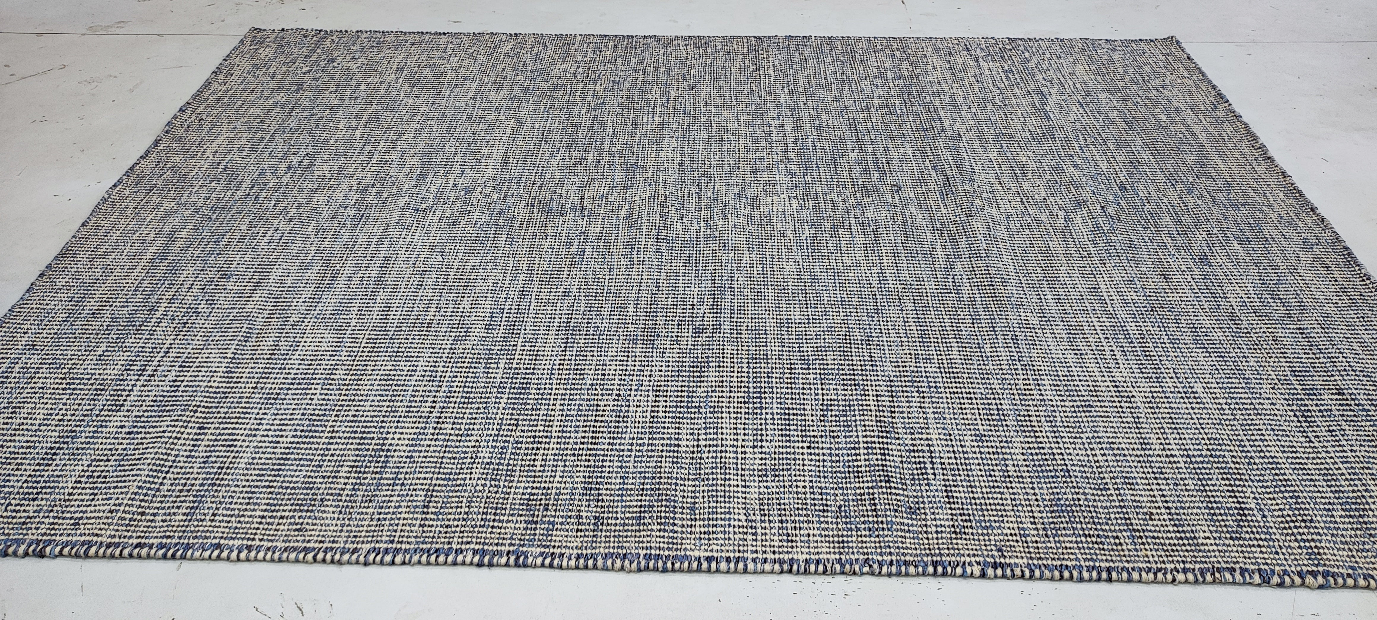 Tomer Capone 5.3x7.6 Hand-woven Textured Durrie Rug