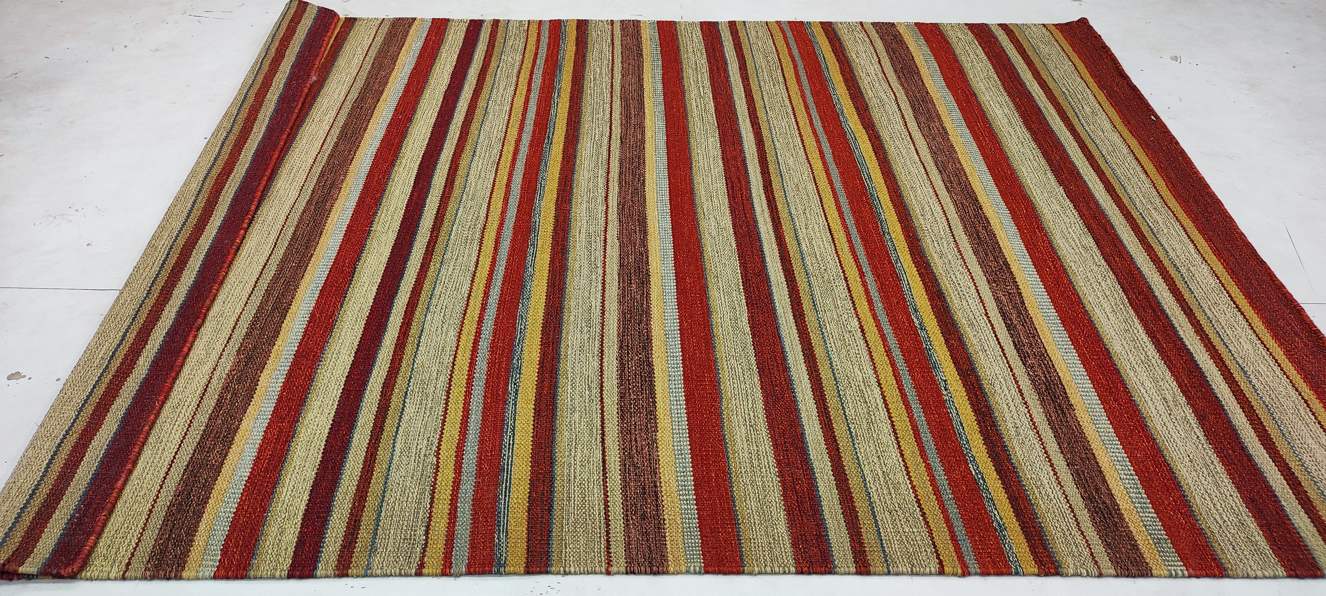 Dalton 4x6 Hand-Woven Durrie Multi Colored