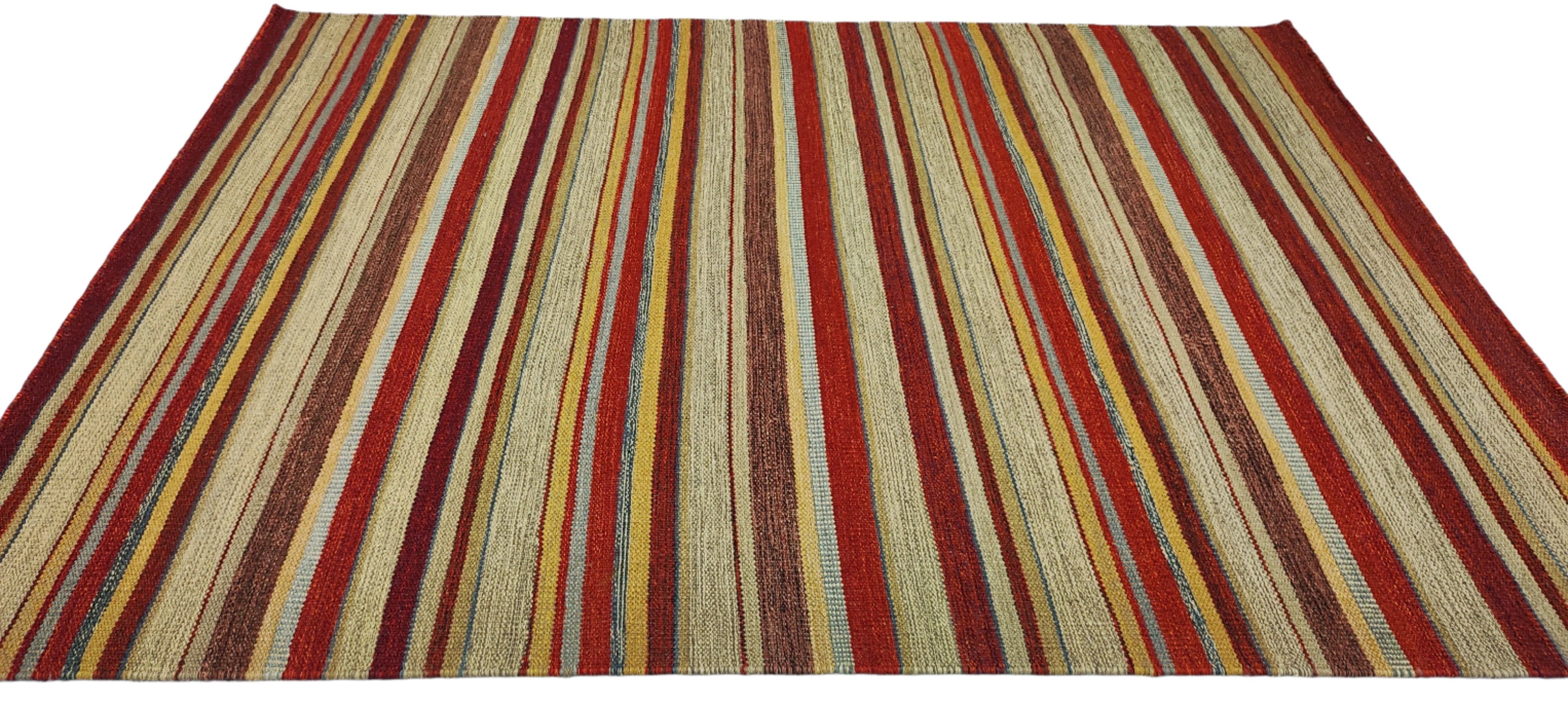 Dalton 4x6 Hand-Woven Durrie Multi Colored