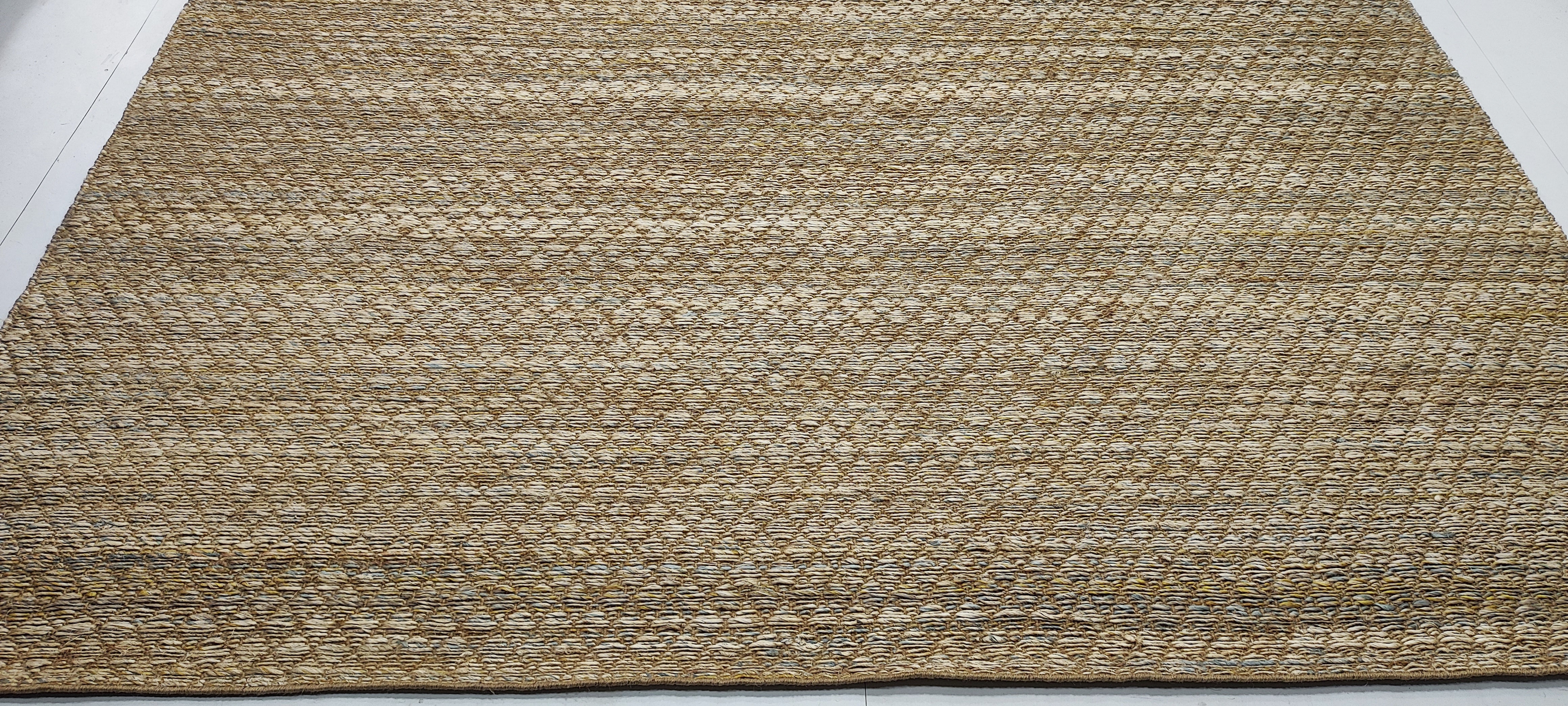 Herb Hand-Woven Jute Durrie Natural Brown (Multiple Sizes)