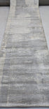 Richard Handwoven Modern Silver and Grey Viscose (Multiple Sizes)