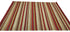 Tim 5.3x7.6 Hand-Woven Durrie Multi Colored Stripe