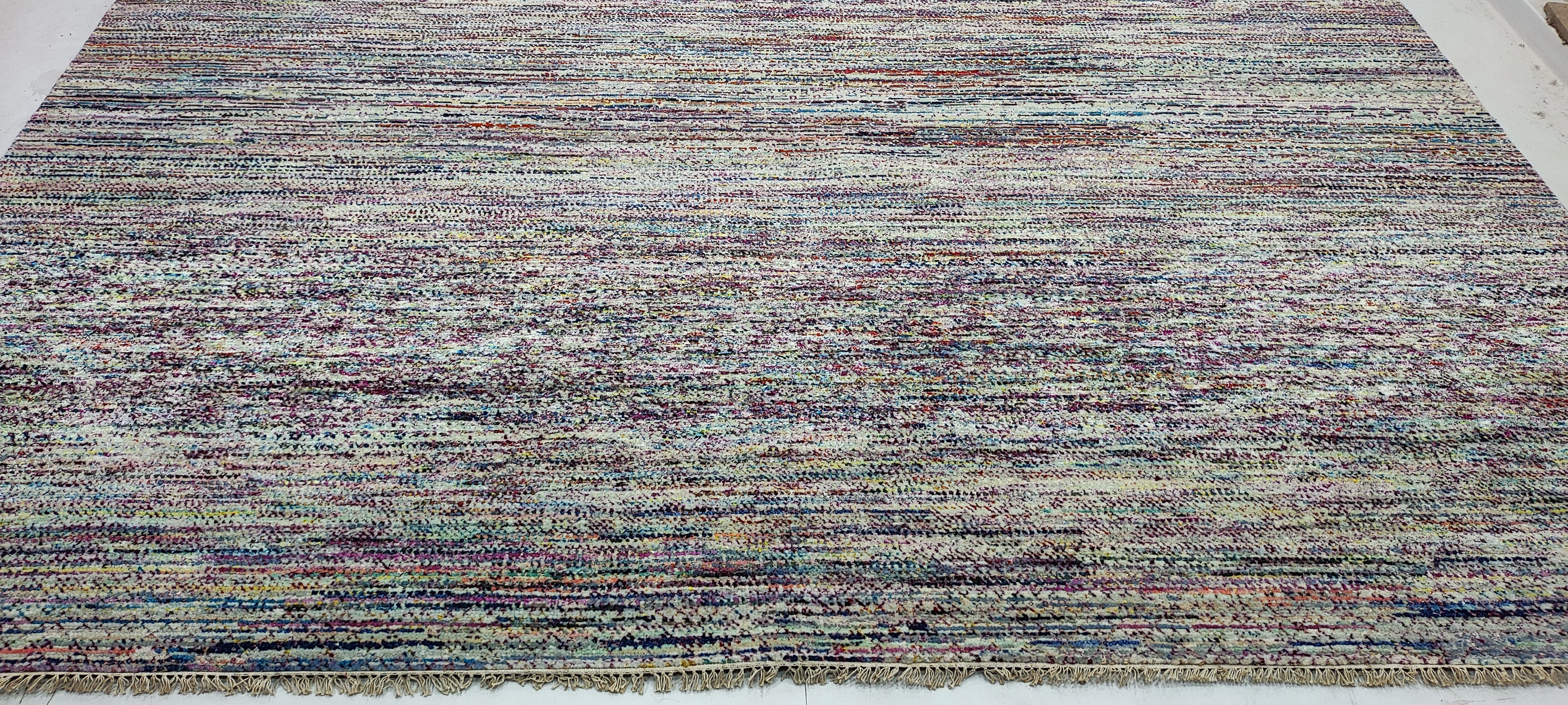 Ben Higgins 10.3x13.9 Hand-Knotted Modern Multi Color