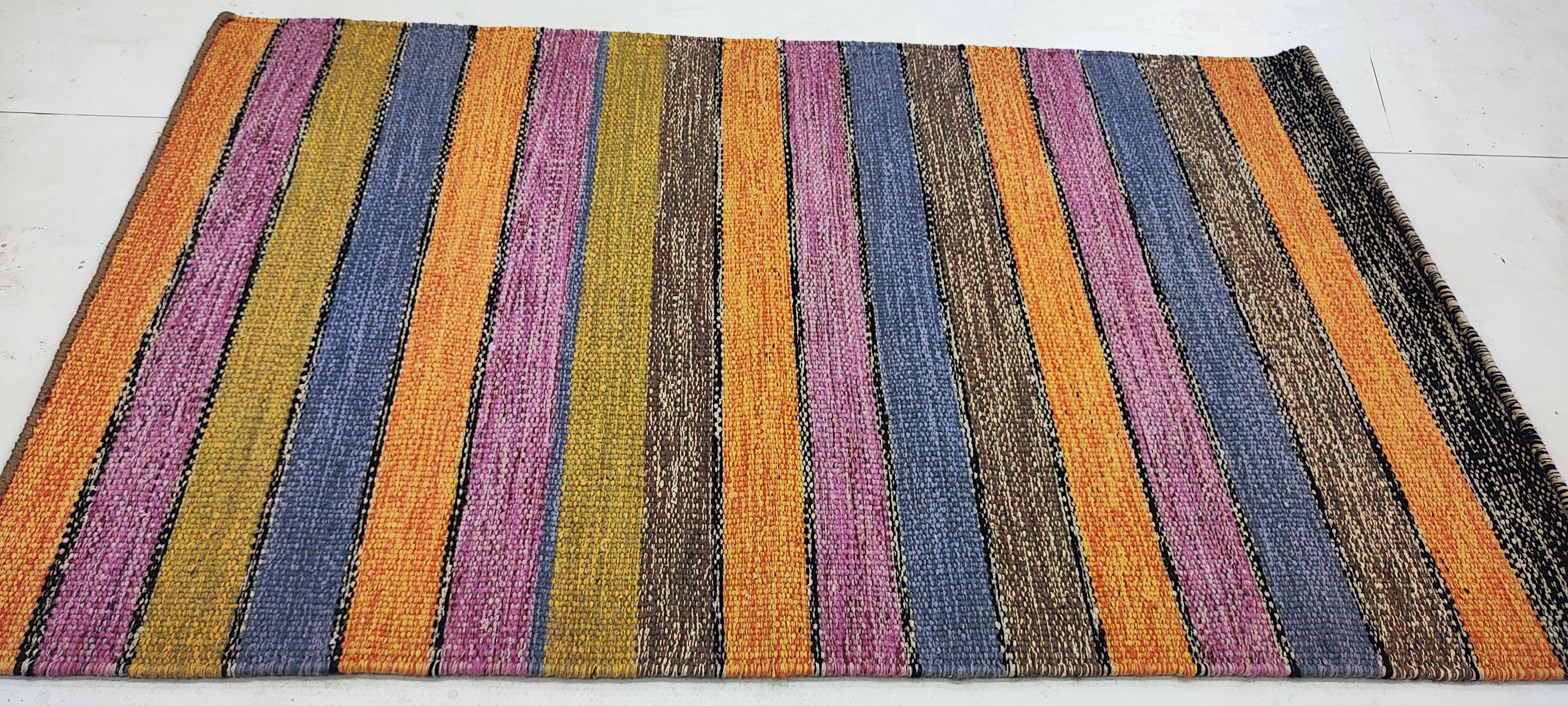 Malcolm Miller 3x5 Hand-woven Durrie Rug (Multiple Styles)