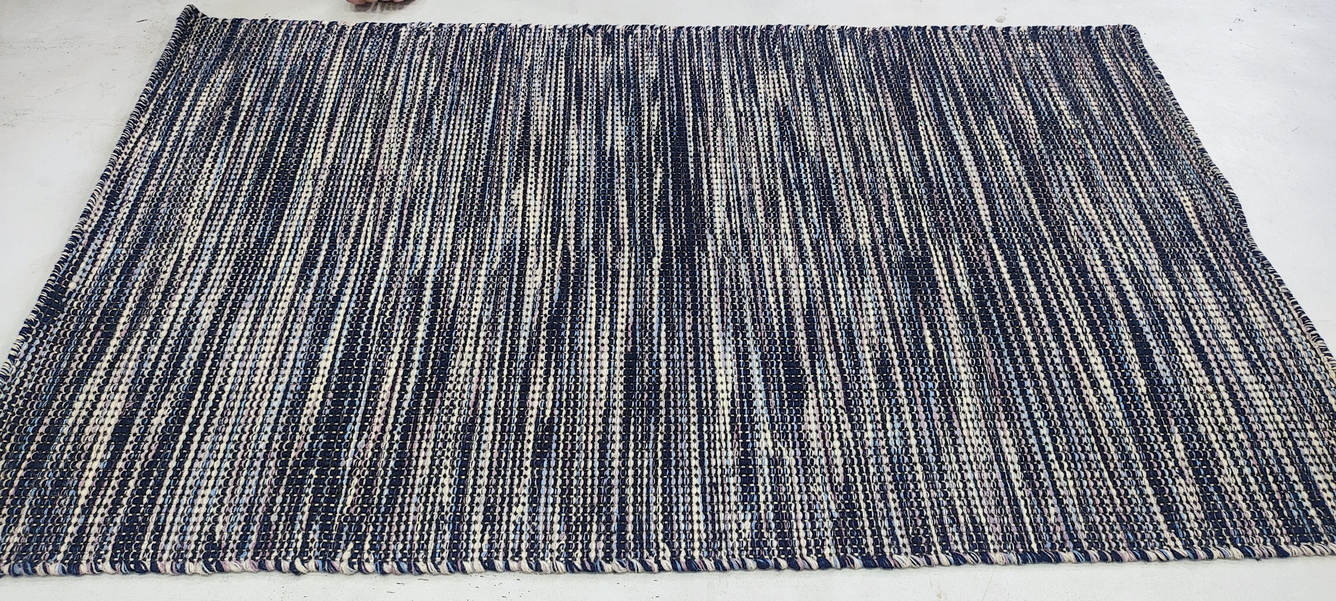 Rabbi Cohen 3x5 Hand-woven Durrie Rug (Multiple Colors)