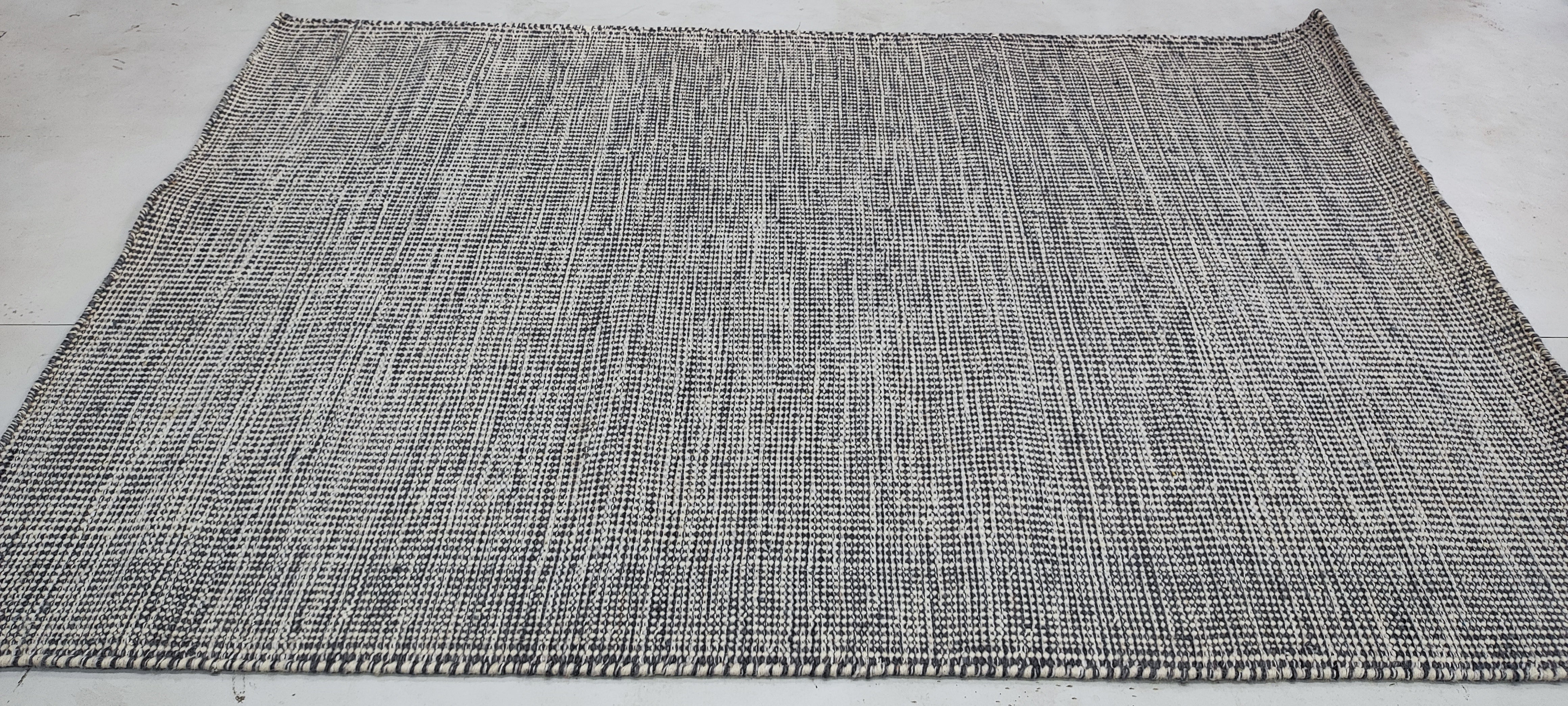 Noah 6.6x9.6 Hand-woven Durrie Rug (Multiple Colors)