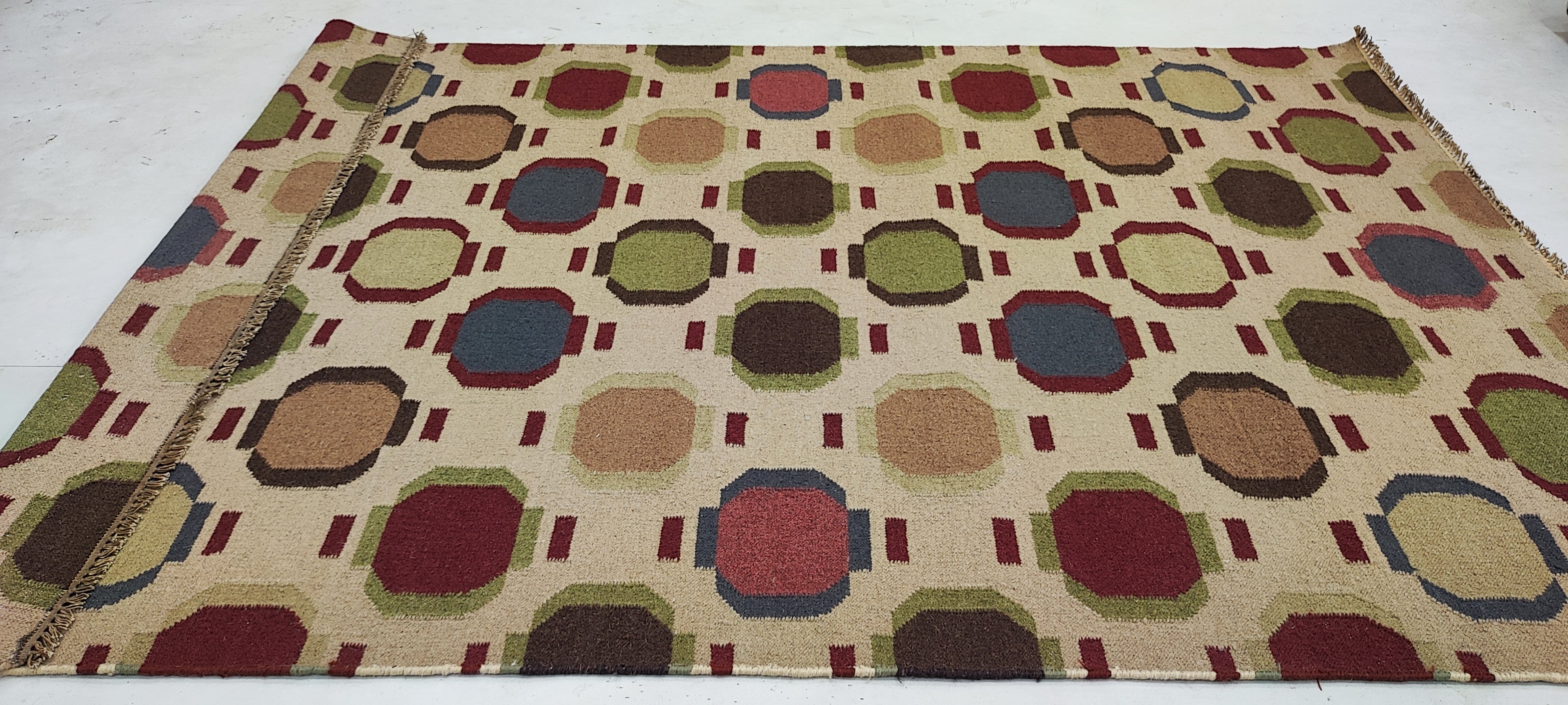 Antony Starr Hand-woven Durrie Rug (Multiple Size & Color)