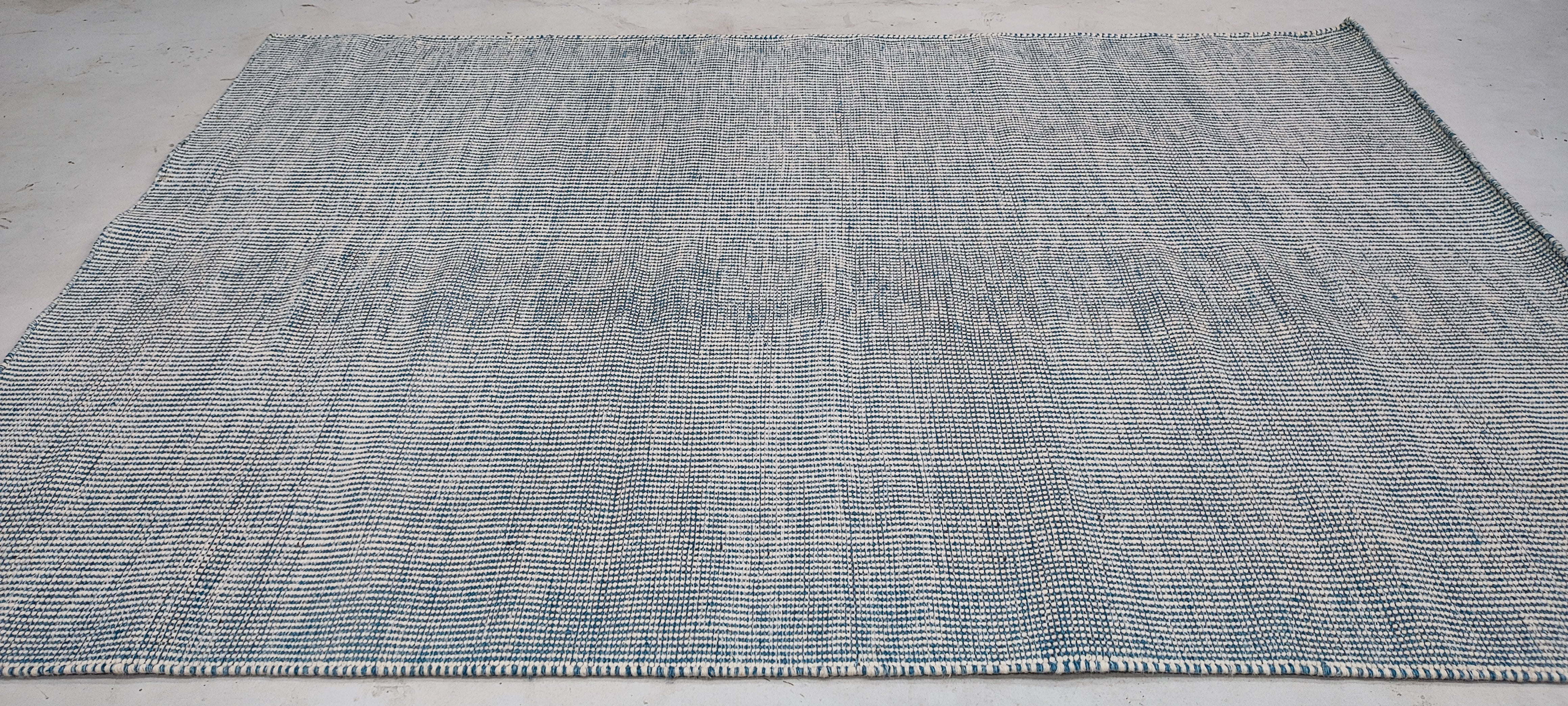 Tomer Capone 5.3x7.6 Hand-woven Textured Durrie Rug