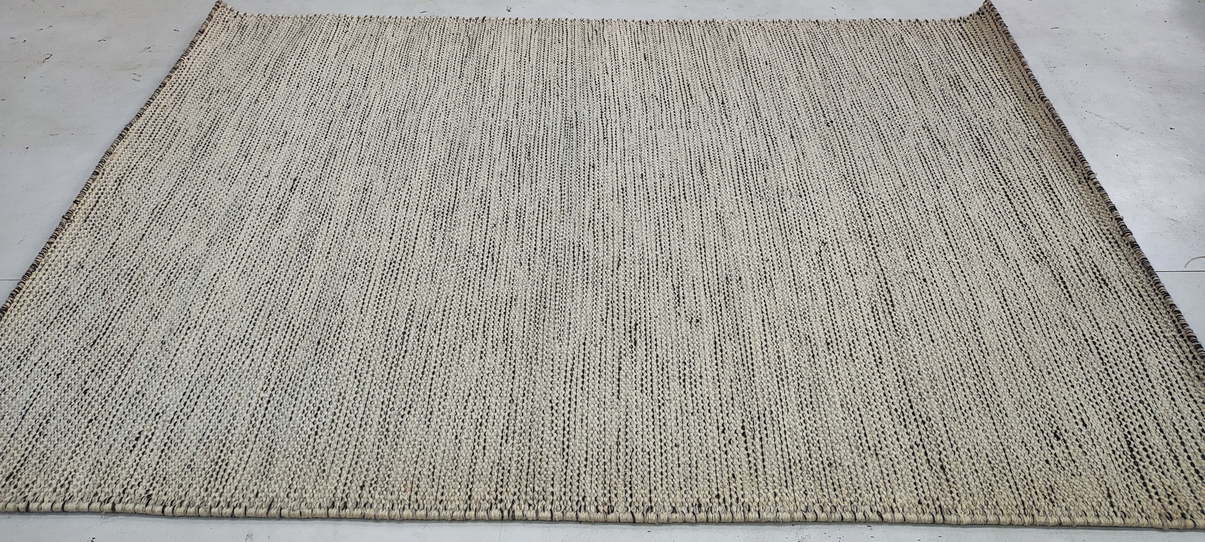 John Doman 4x5.9 Hand-woven Durrie Rug (Multiple Colors)